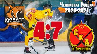 Кузбасс - СКА-нефтяник - 4:7. Чемпионат России-2020/21