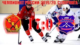 СКА-нефтяник - Сибсельмаш - 17:0. Чемпионат России-2019/20